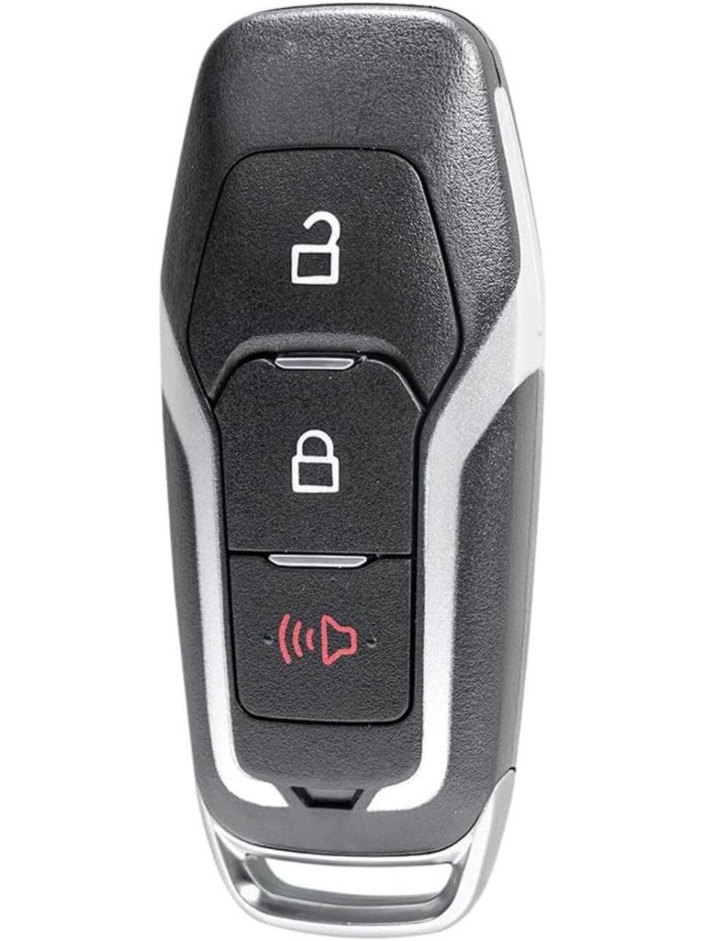 3-Button Key Fob Cover Shell Case Replacement for Ford F-150, Explorer 2015-2017